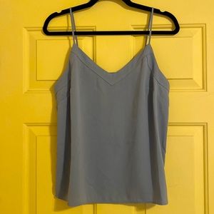 Top Shop Dressy Vneck Blouse in Green